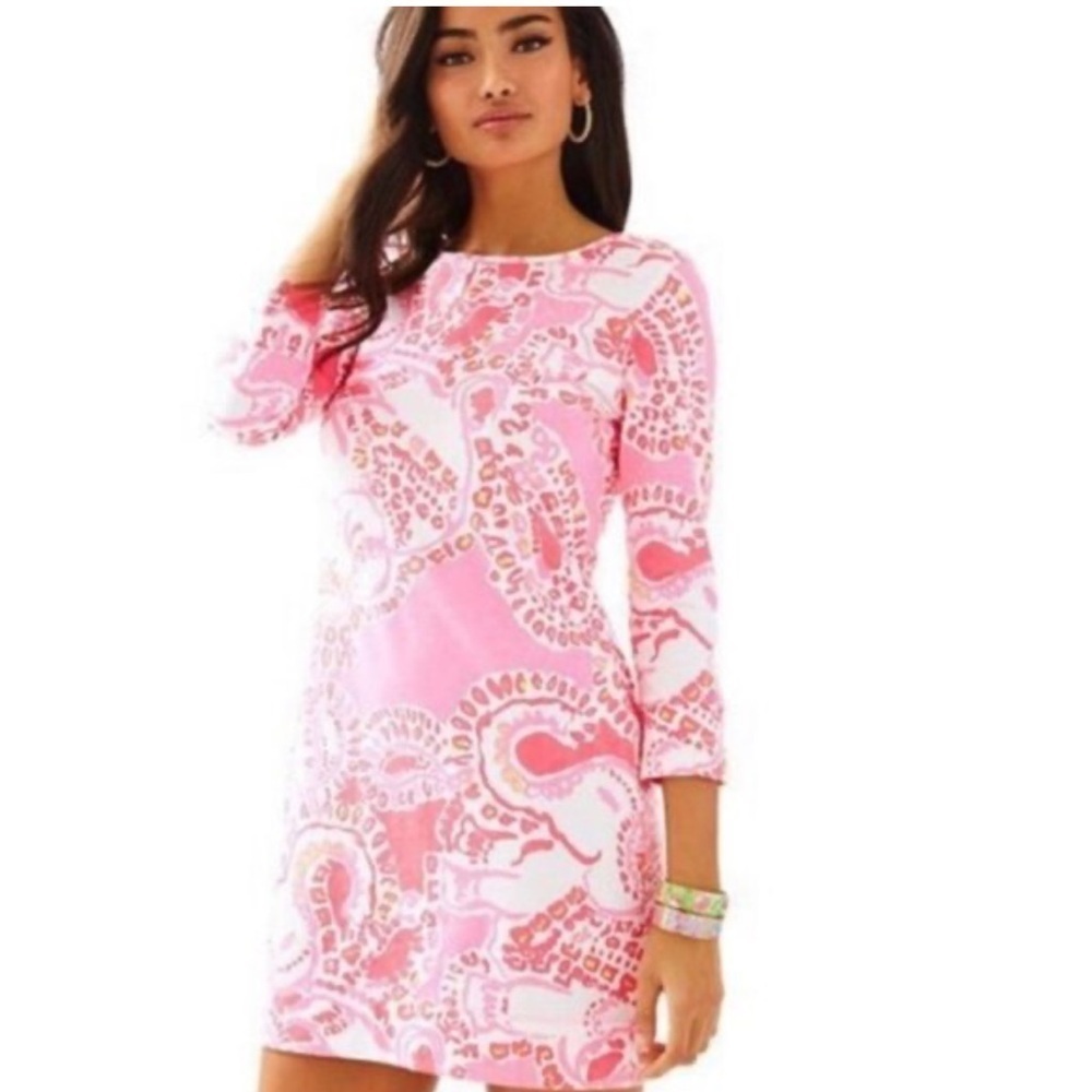 Lilly Pulitzer Marlowe Dress In Trunk In Love NEW SMALL